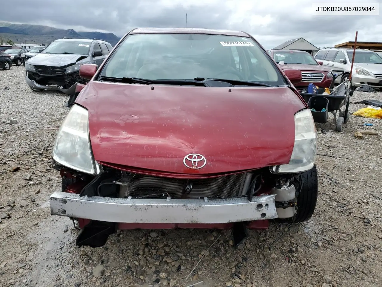 2005 Toyota Prius VIN: JTDKB20U857029844 Lot: 56593135