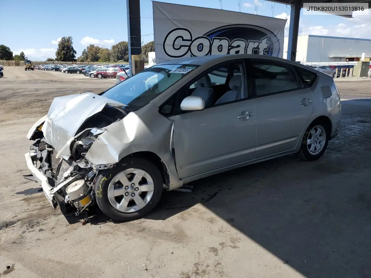2005 Toyota Prius VIN: JTDKB20U153013816 Lot: 56702855