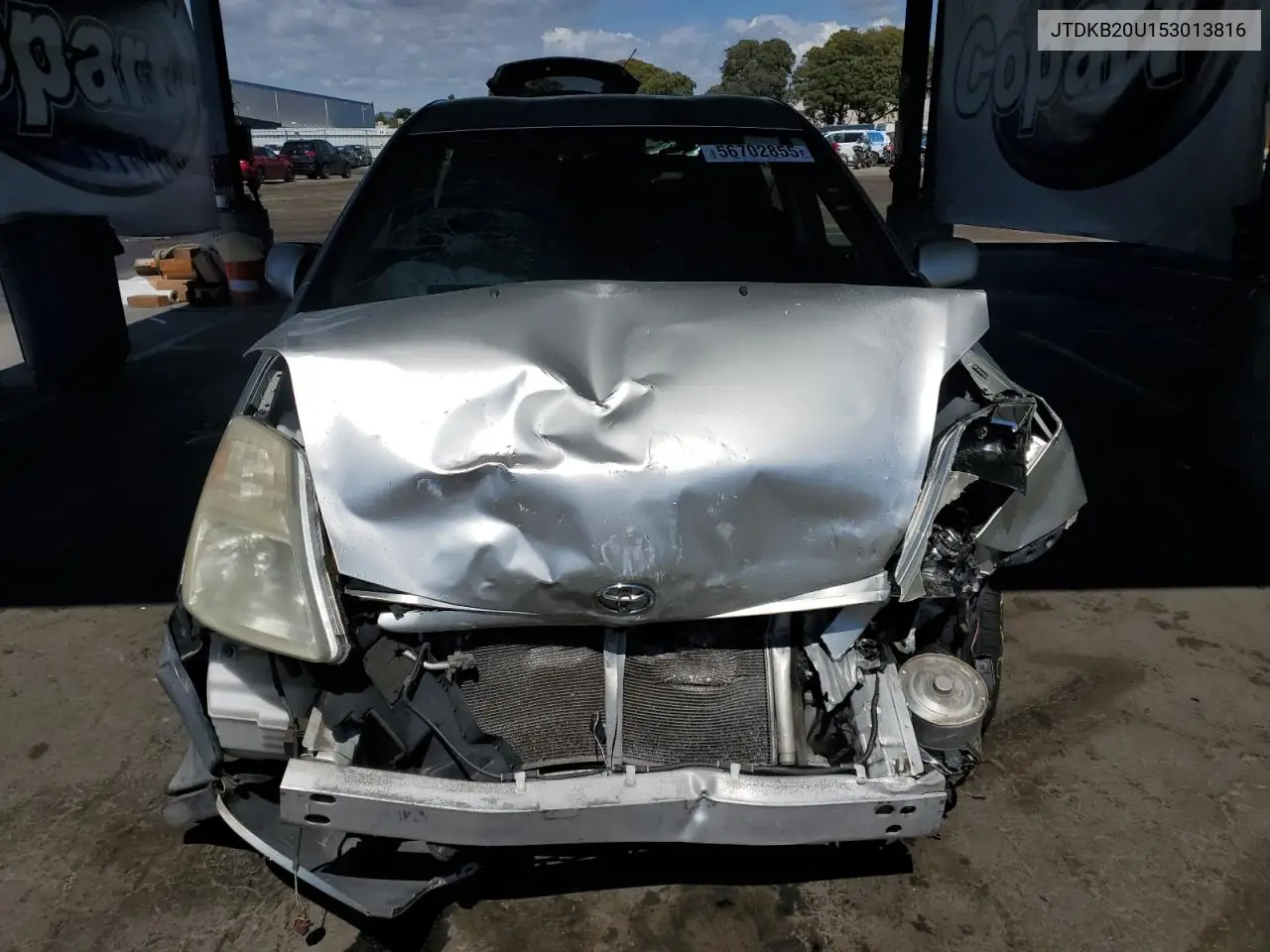 2005 Toyota Prius VIN: JTDKB20U153013816 Lot: 56702855