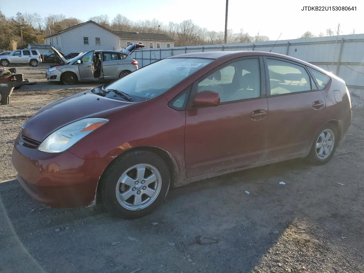 2005 Toyota Prius VIN: JTDKB22U153080641 Lot: 56943385