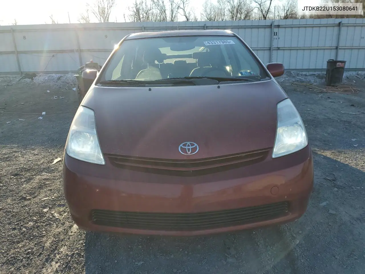 2005 Toyota Prius VIN: JTDKB22U153080641 Lot: 56943385