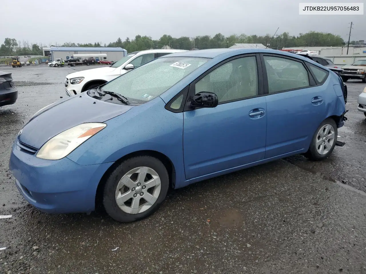2005 Toyota Prius VIN: JTDKB22U957056483 Lot: 57083575