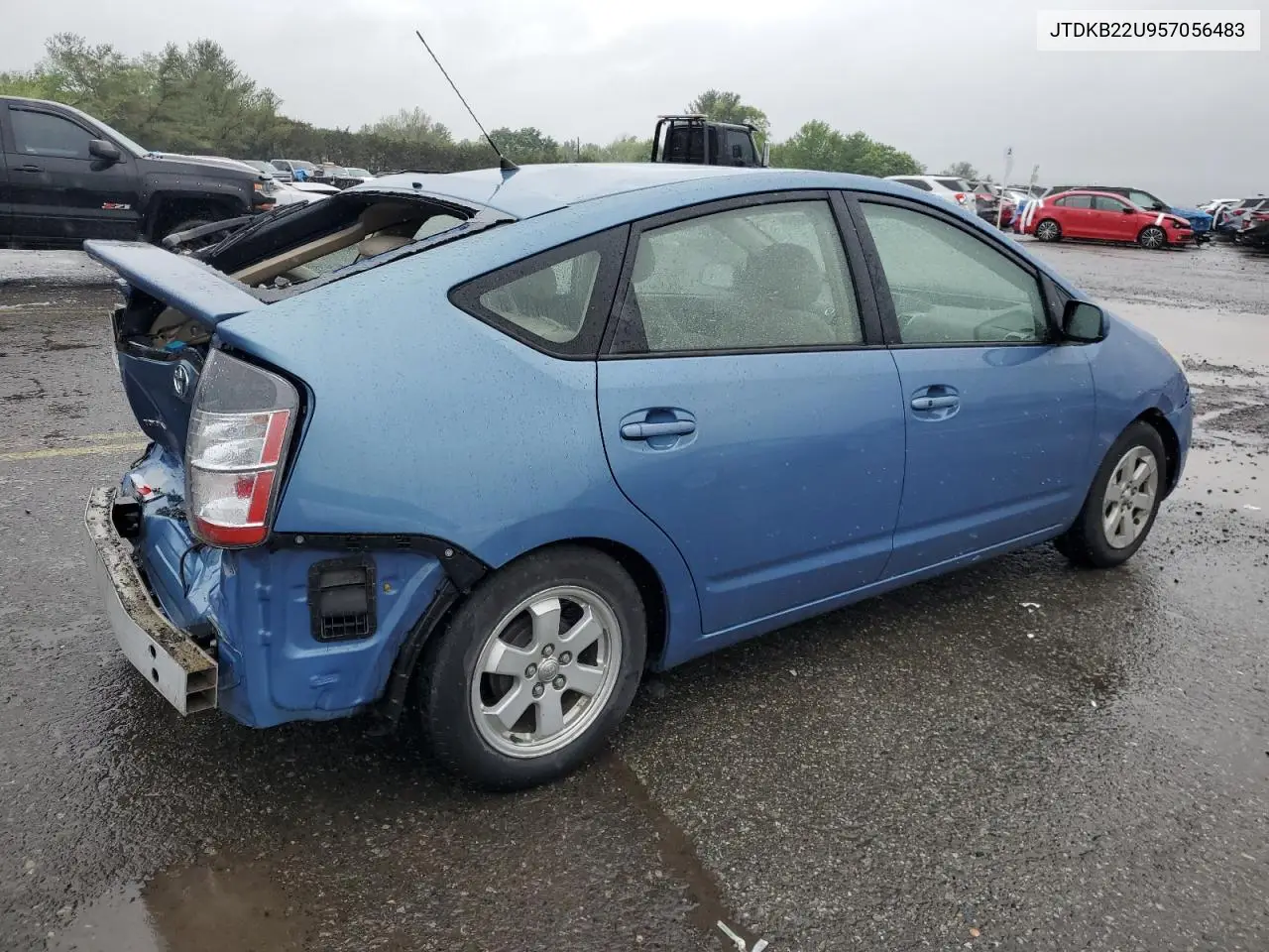 2005 Toyota Prius VIN: JTDKB22U957056483 Lot: 57083575