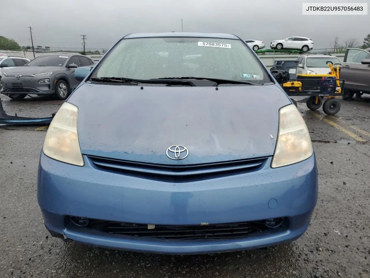 2005 Toyota Prius VIN: JTDKB22U957056483 Lot: 57083575