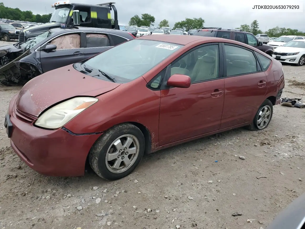 2005 Toyota Prius VIN: JTDKB20U653079293 Lot: 60681785