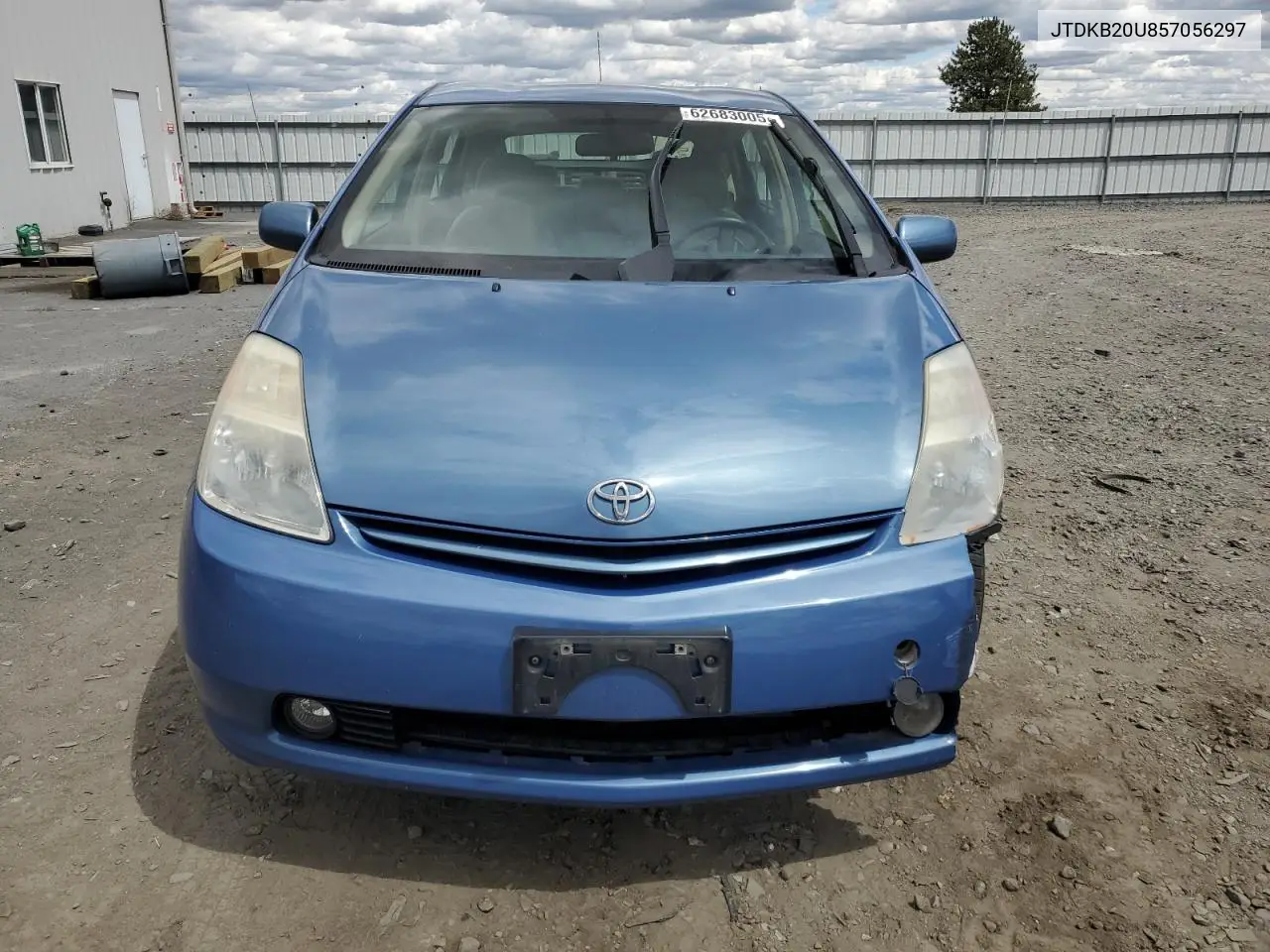 2005 Toyota Prius VIN: JTDKB20U857056297 Lot: 62683005