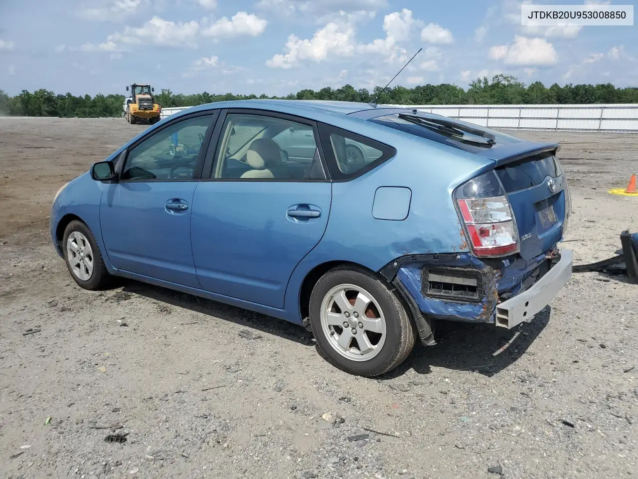 2005 Toyota Prius VIN: JTDKB20U953008850 Lot: 62750325