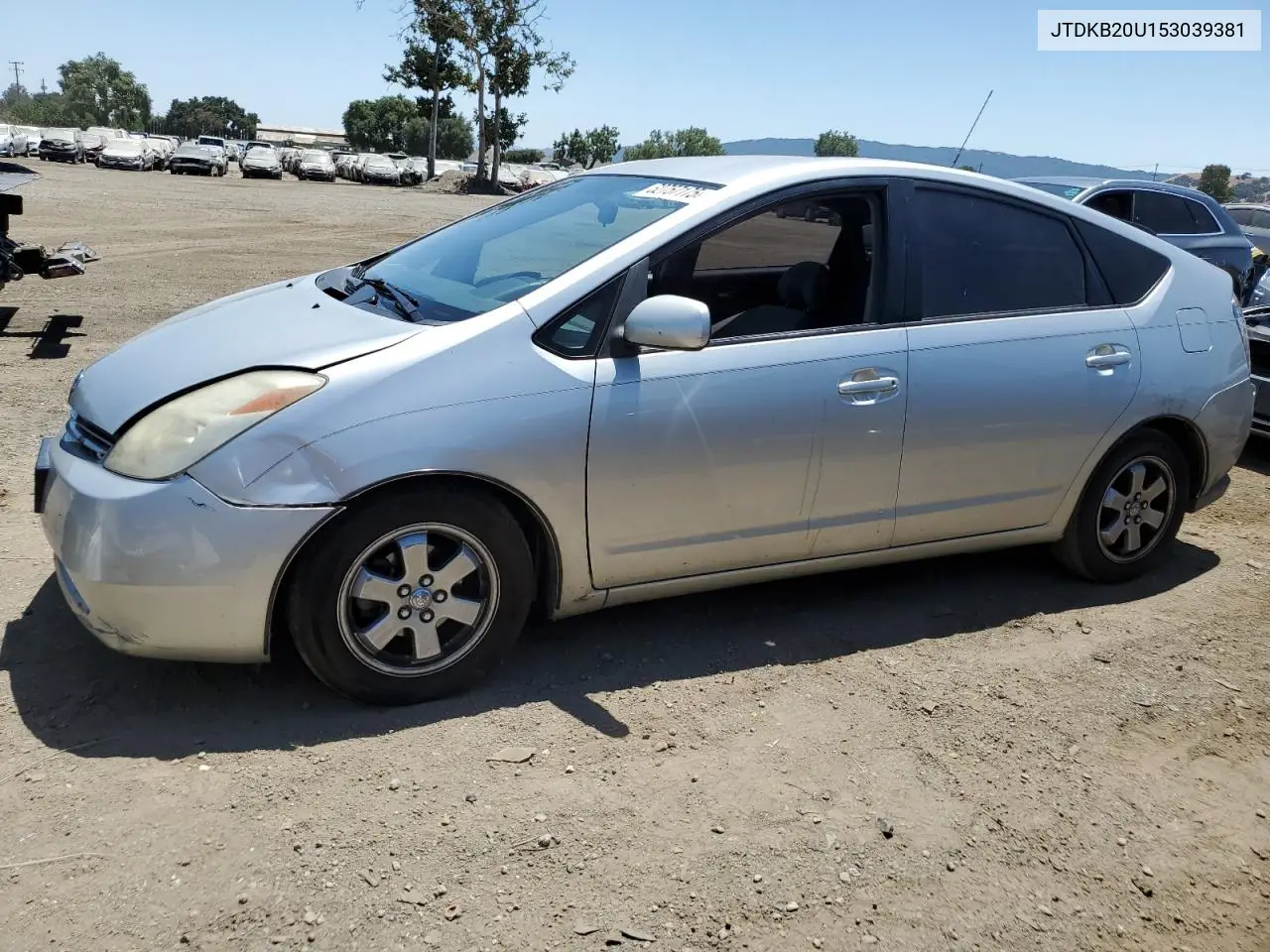 2005 Toyota Prius VIN: JTDKB20U153039381 Lot: 62757175