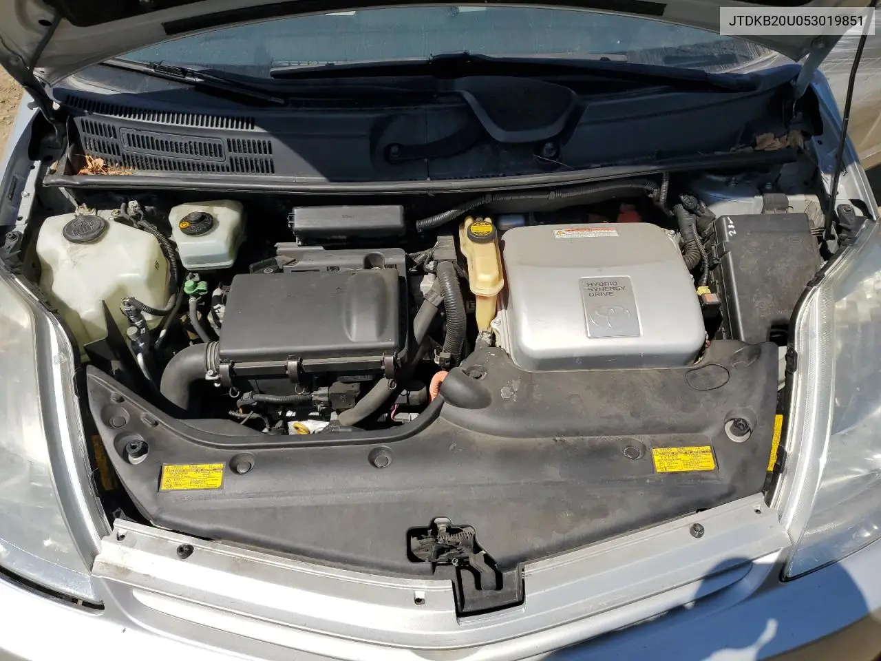 2005 Toyota Prius VIN: JTDKB20U053019851 Lot: 63026905