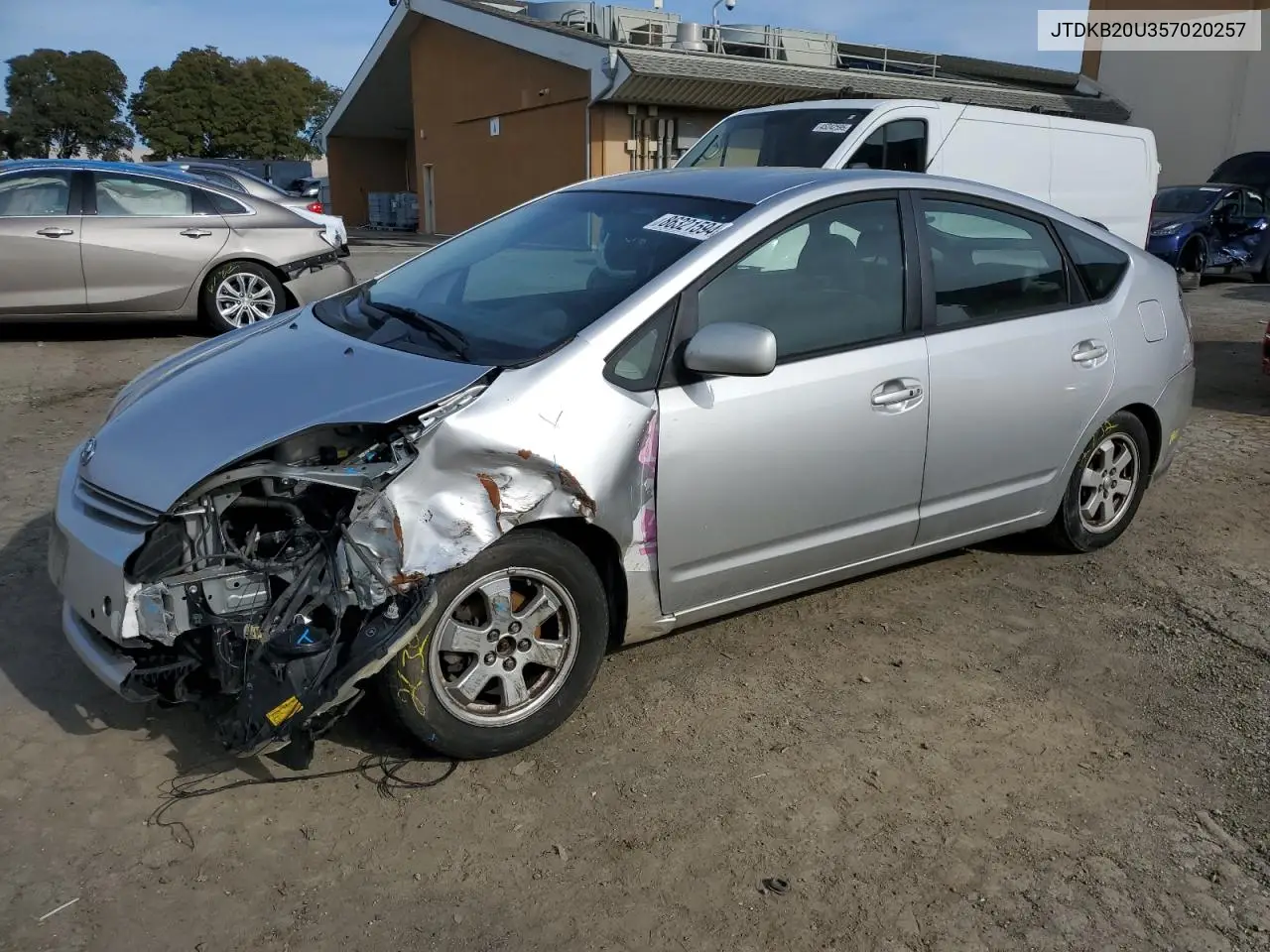 2005 Toyota Prius VIN: JTDKB20U357020257 Lot: 86321594