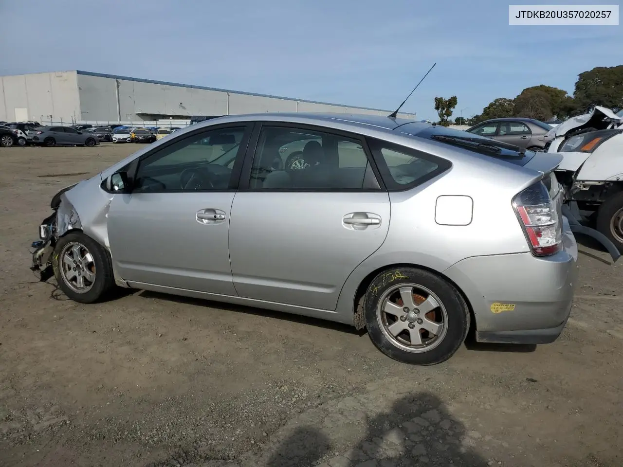 2005 Toyota Prius VIN: JTDKB20U357020257 Lot: 86321594
