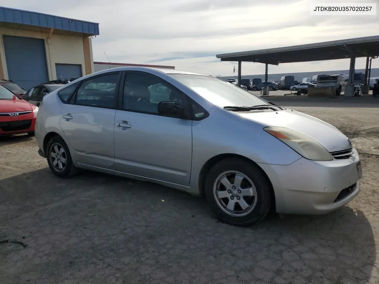 2005 Toyota Prius VIN: JTDKB20U357020257 Lot: 86321594