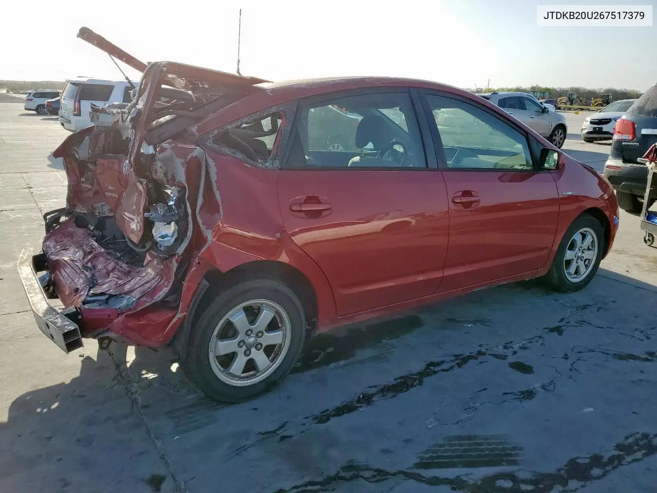 2006 Toyota Prius VIN: JTDKB20U267517379 Lot: 50347195