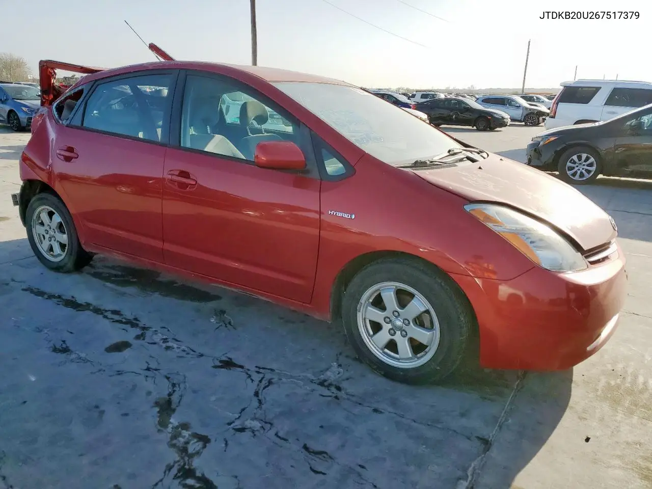 2006 Toyota Prius VIN: JTDKB20U267517379 Lot: 50347195