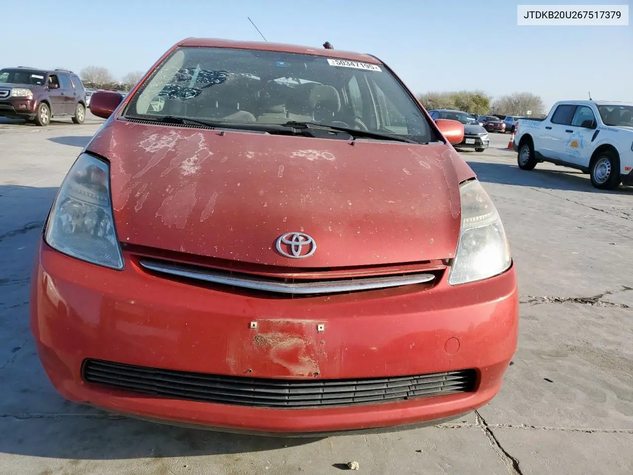 2006 Toyota Prius VIN: JTDKB20U267517379 Lot: 50347195