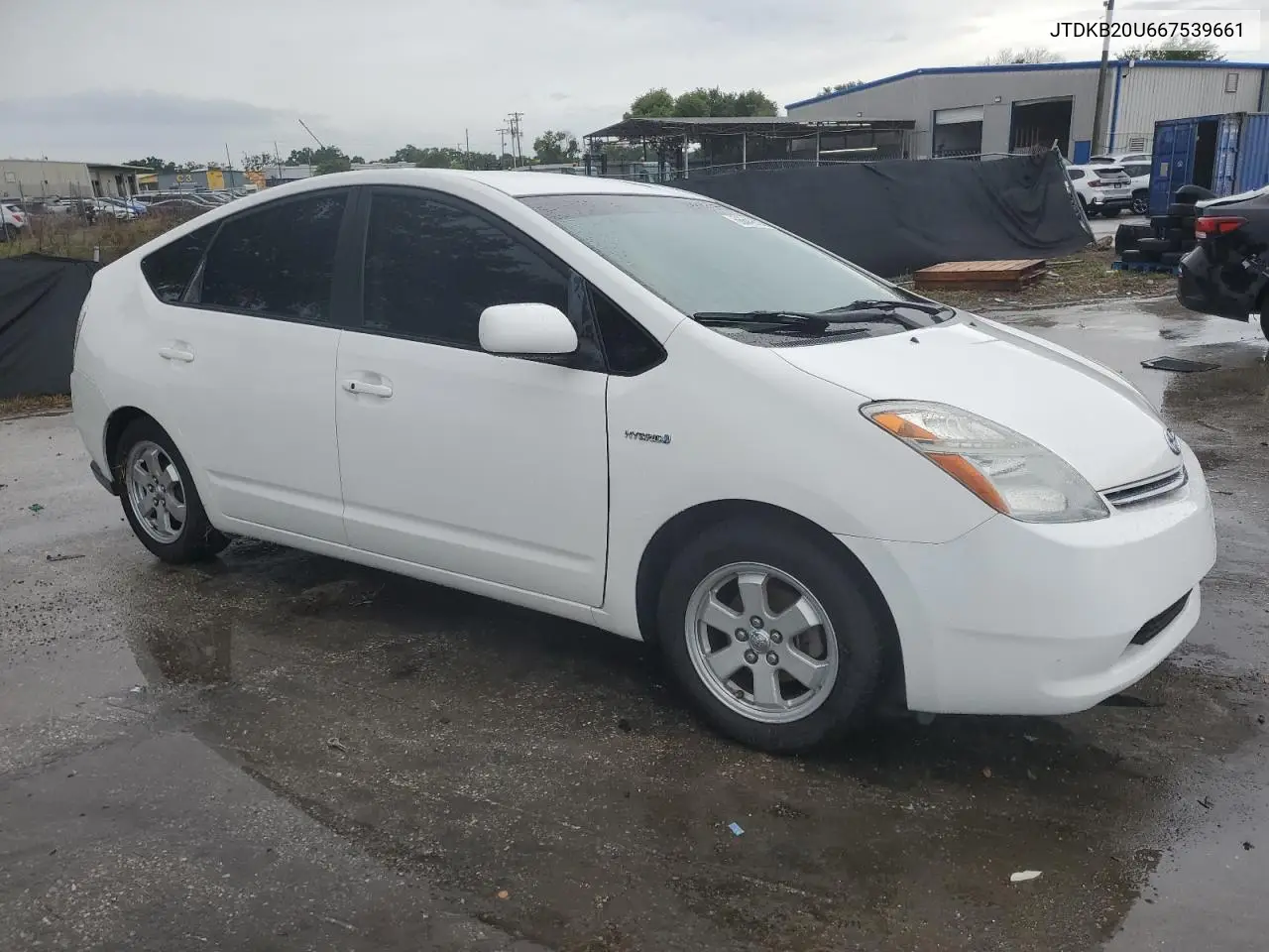 2006 Toyota Prius VIN: JTDKB20U667539661 Lot: 56649725