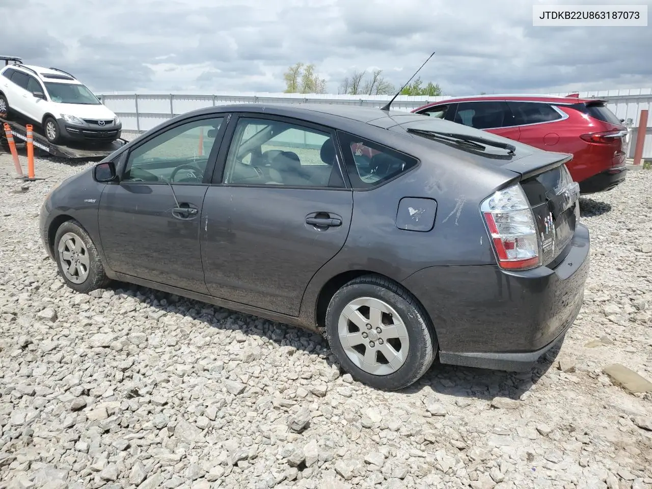 2006 Toyota Prius VIN: JTDKB22U863187073 Lot: 57050335