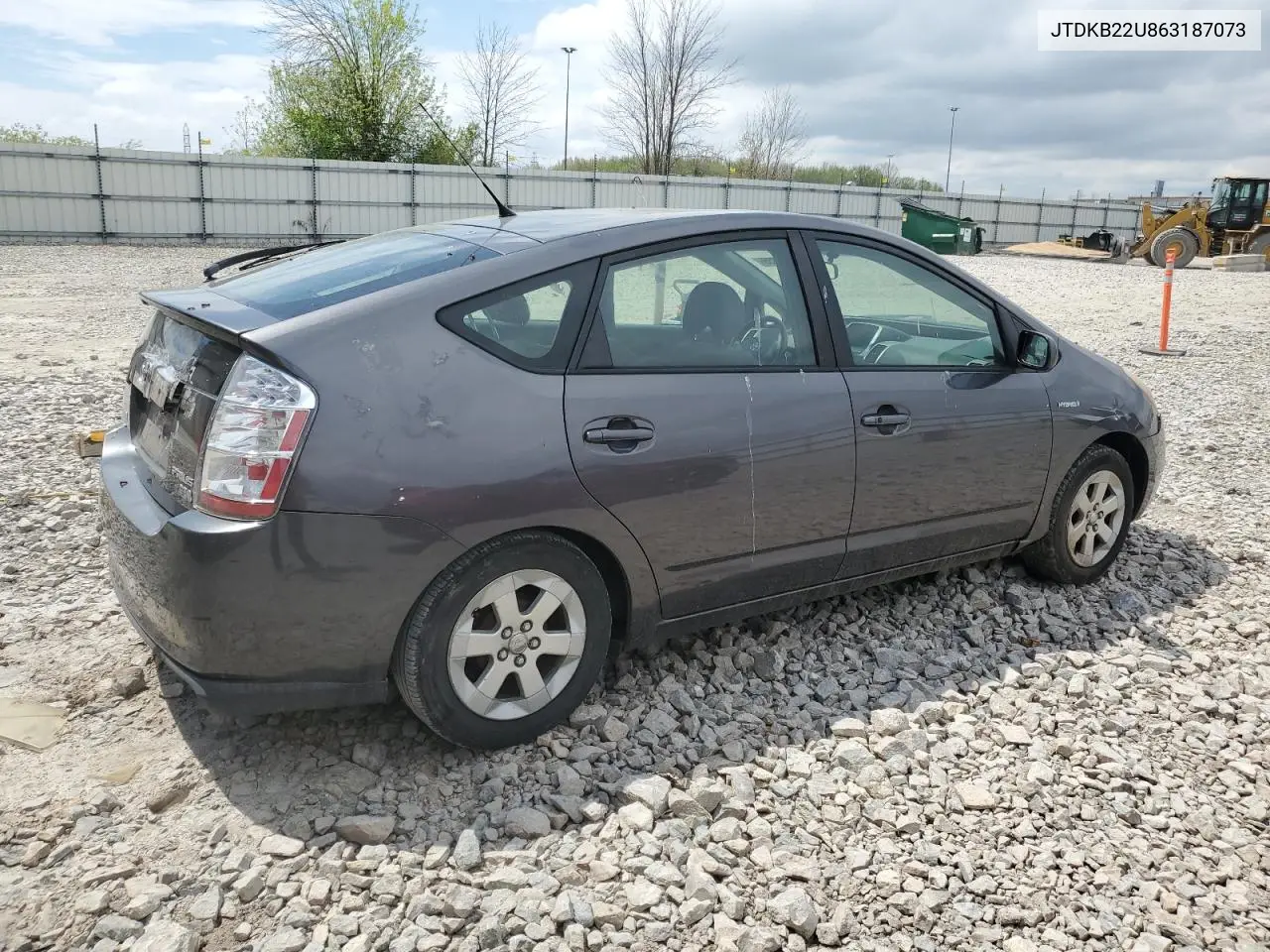 2006 Toyota Prius VIN: JTDKB22U863187073 Lot: 57050335