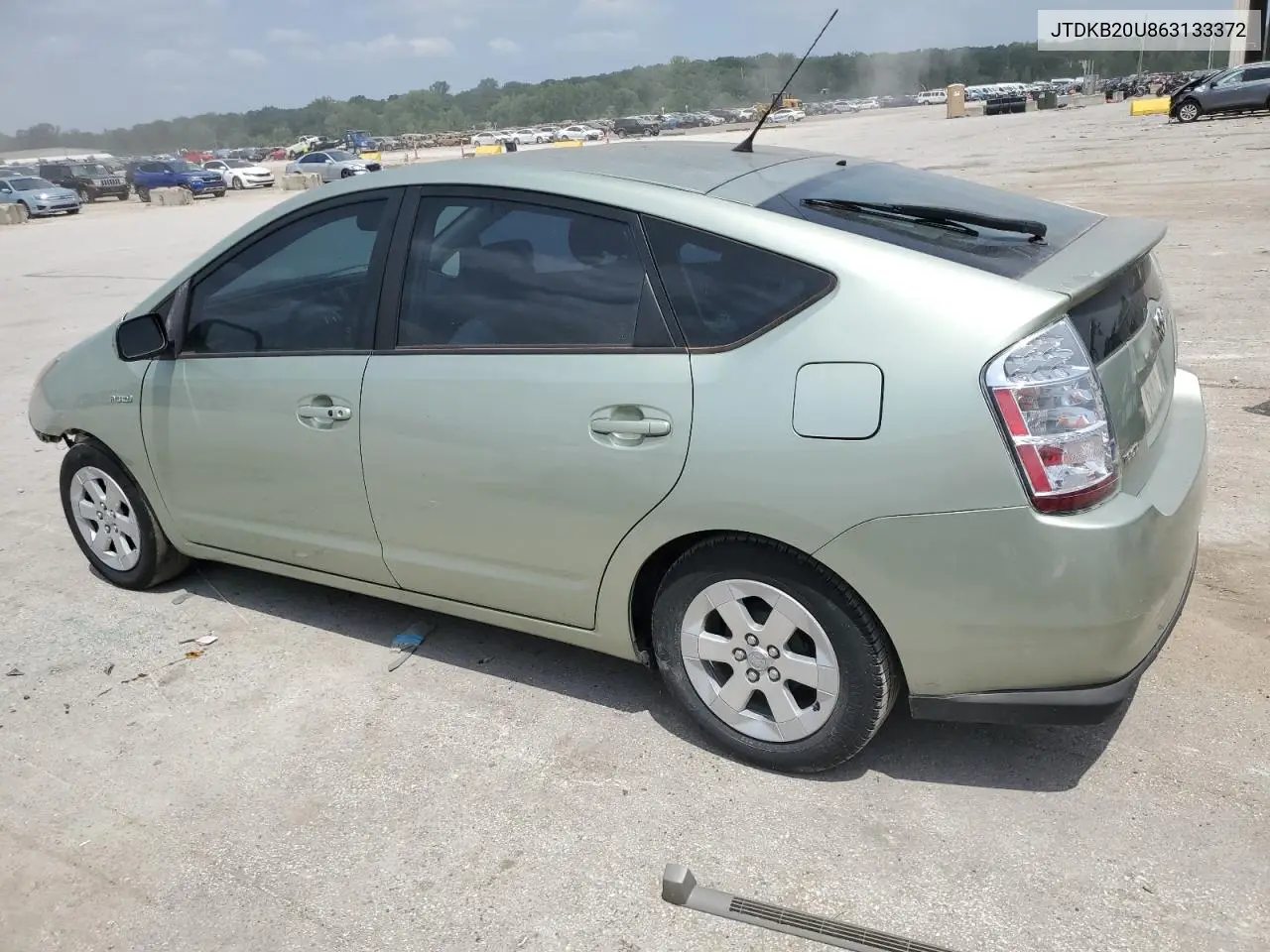 2006 Toyota Prius VIN: JTDKB20U863133372 Lot: 61050285