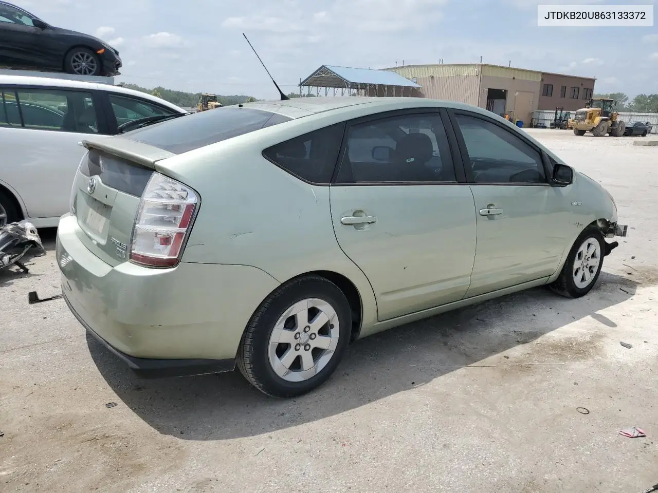 2006 Toyota Prius VIN: JTDKB20U863133372 Lot: 61050285