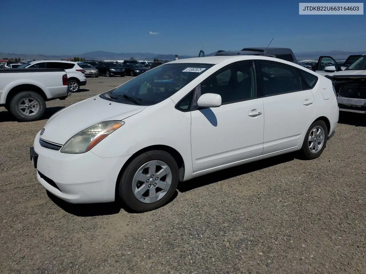 2006 Toyota Prius VIN: JTDKB22U663164603 Lot: 61862825
