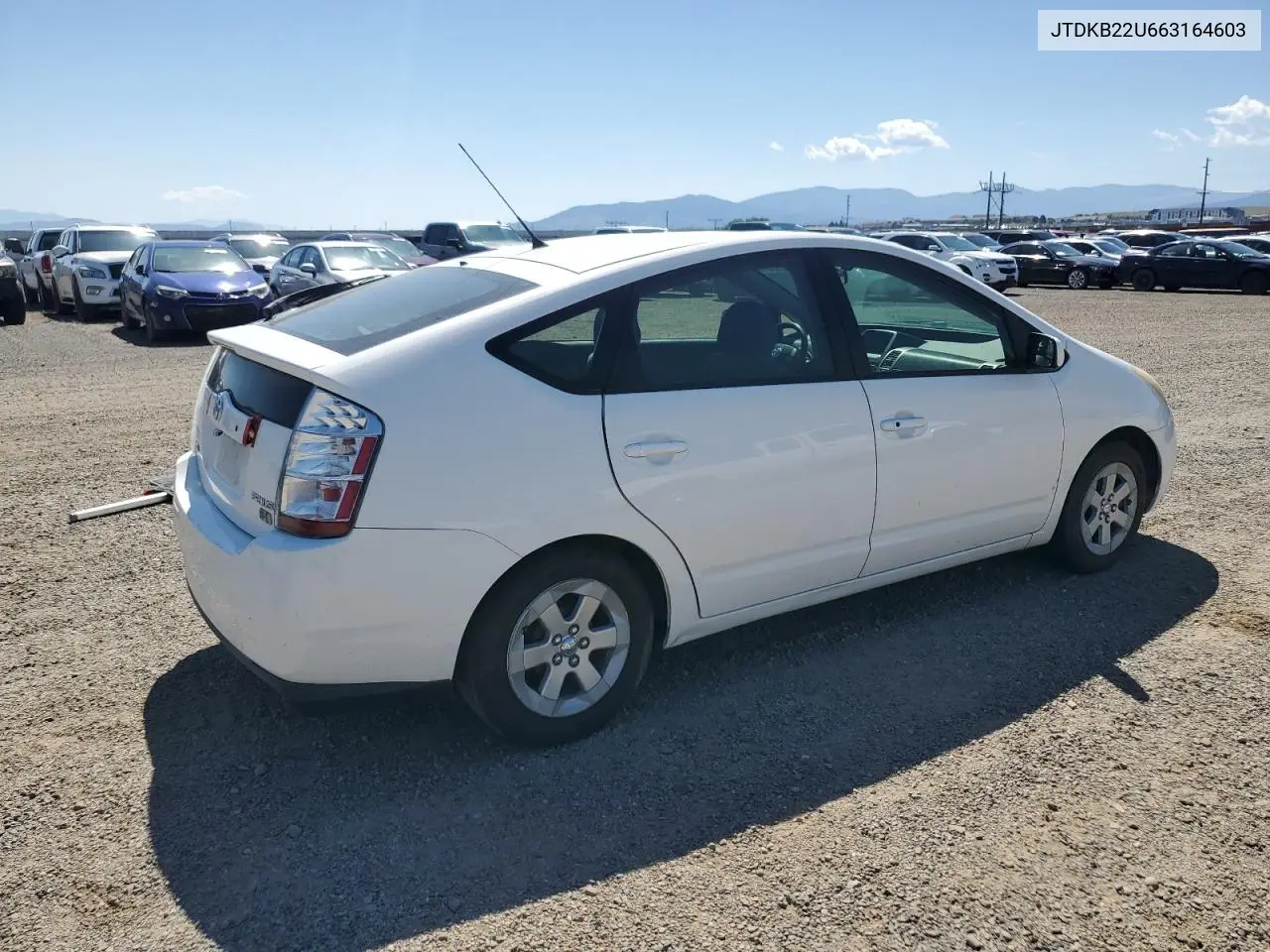 2006 Toyota Prius VIN: JTDKB22U663164603 Lot: 61862825