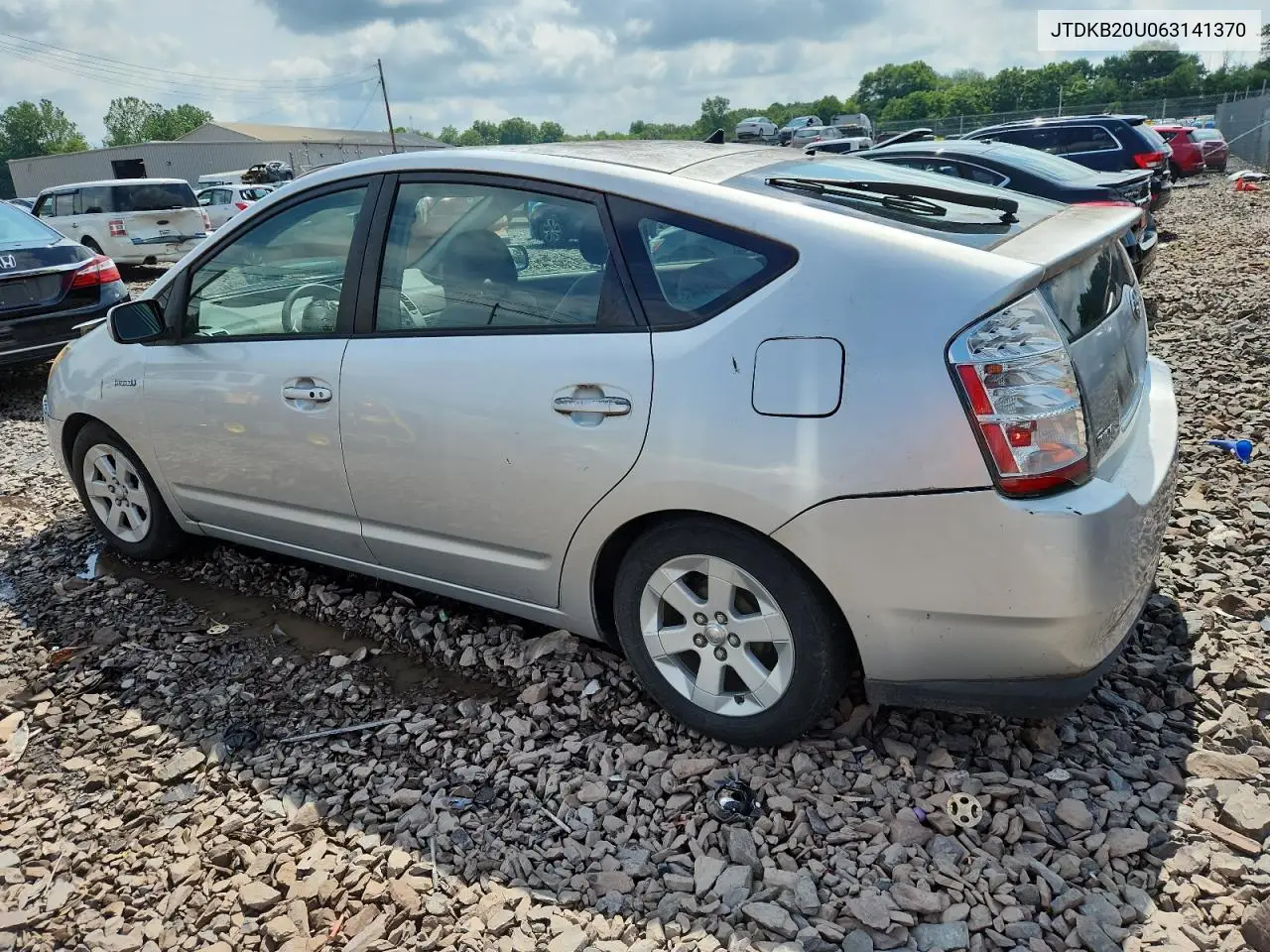 2006 Toyota Prius VIN: JTDKB20U063141370 Lot: 62176855