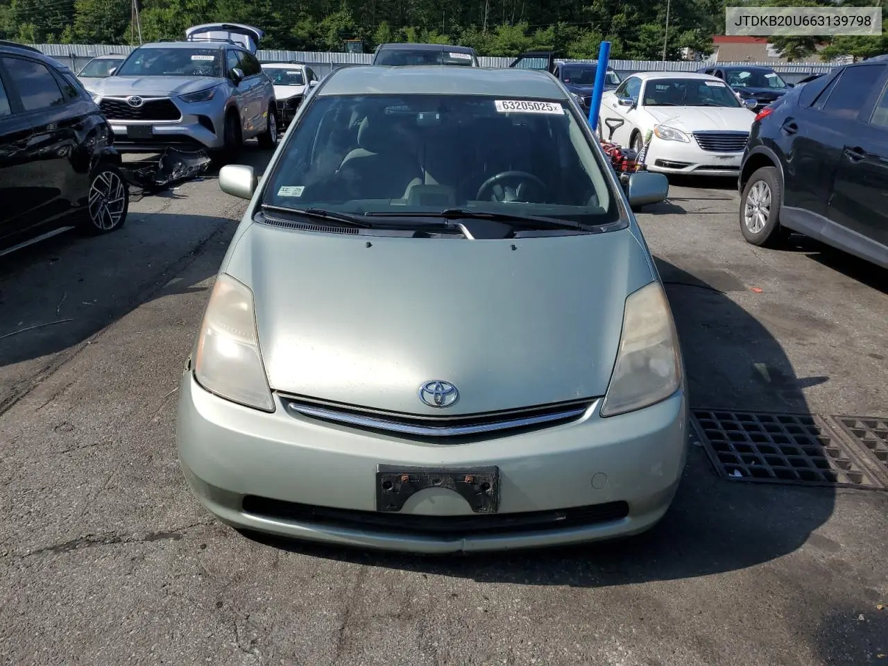 2006 Toyota Prius VIN: JTDKB20U663139798 Lot: 63205025
