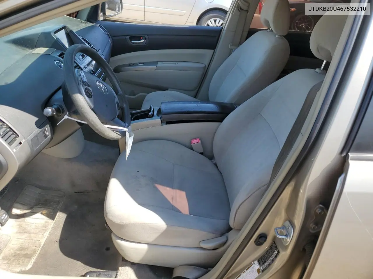 2006 Toyota Prius VIN: JTDKB20U467532210 Lot: 63250585