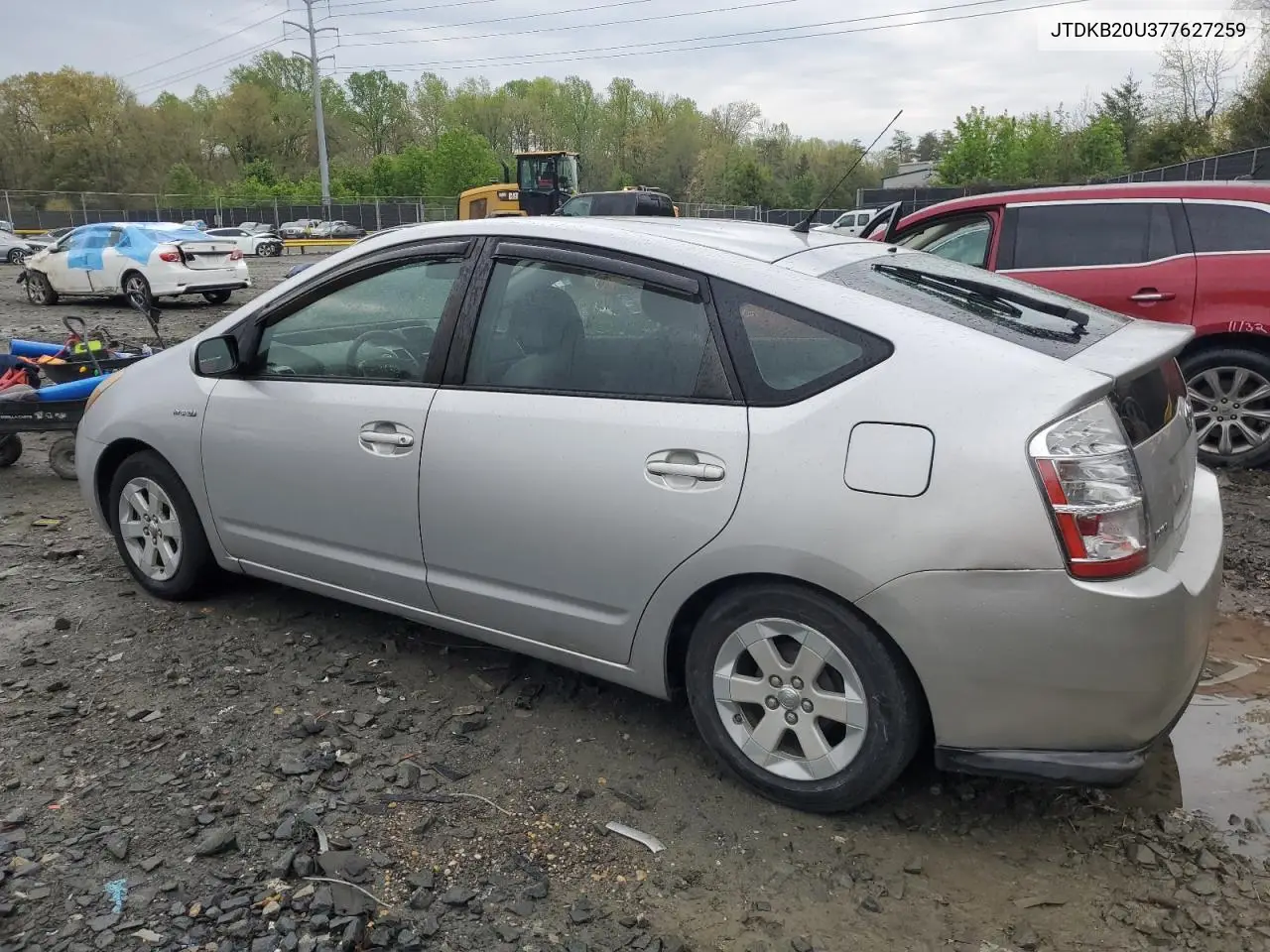 2007 Toyota Prius VIN: JTDKB20U377627259 Lot: 50602695
