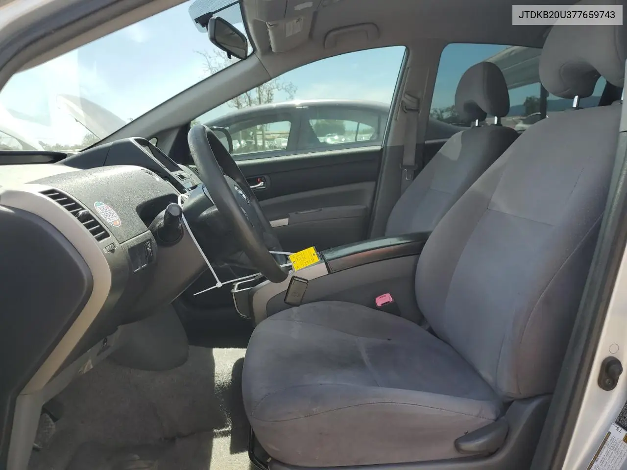 2007 Toyota Prius VIN: JTDKB20U377659743 Lot: 52599835