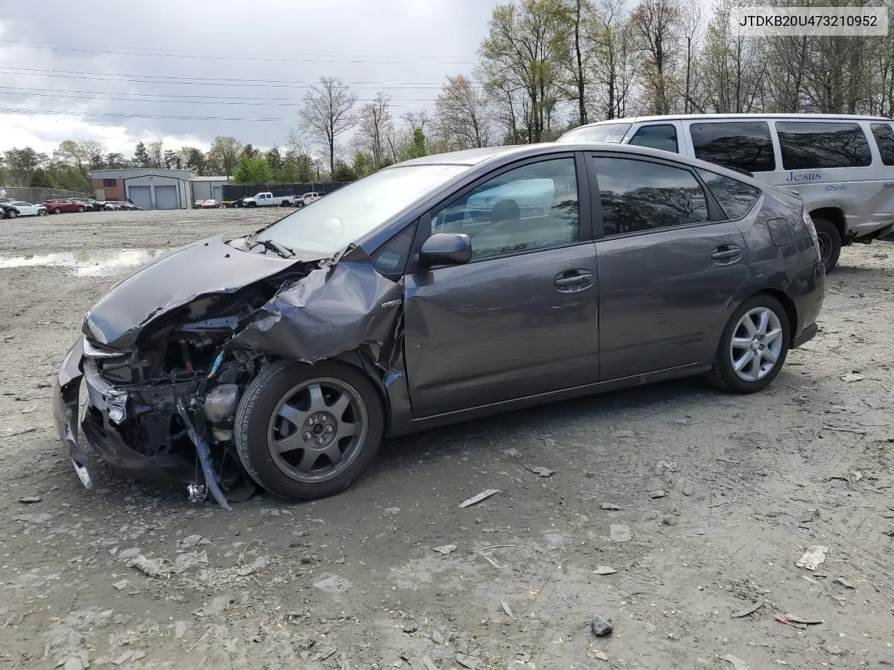 2007 Toyota Prius VIN: JTDKB20U473210952 Lot: 53166075