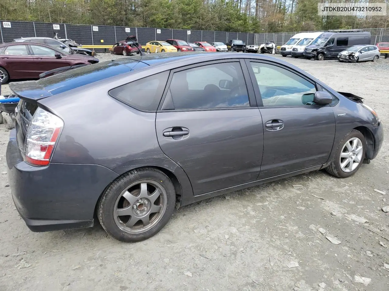 2007 Toyota Prius VIN: JTDKB20U473210952 Lot: 53166075