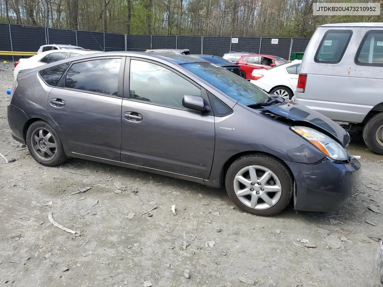 2007 Toyota Prius VIN: JTDKB20U473210952 Lot: 53166075