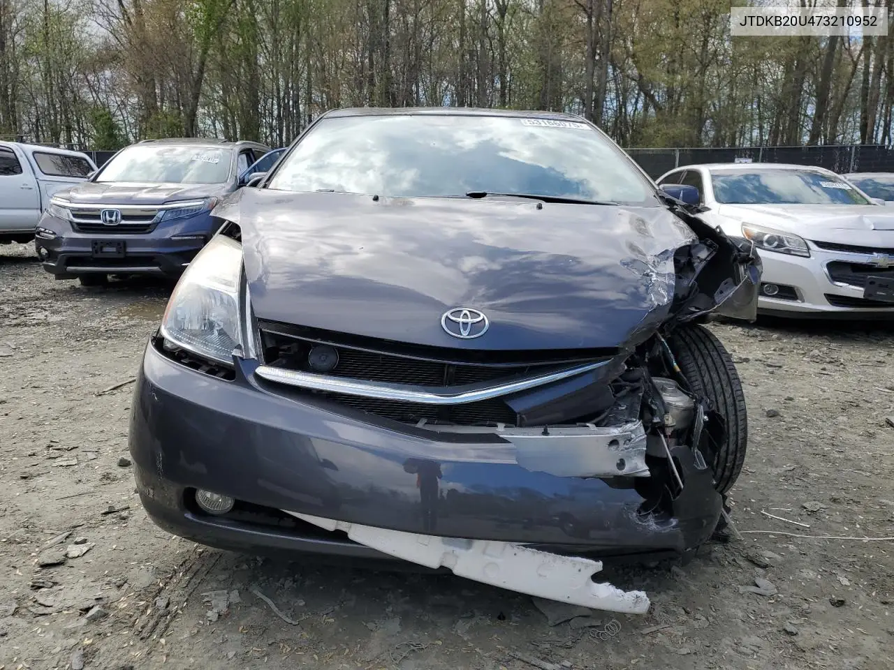 2007 Toyota Prius VIN: JTDKB20U473210952 Lot: 53166075