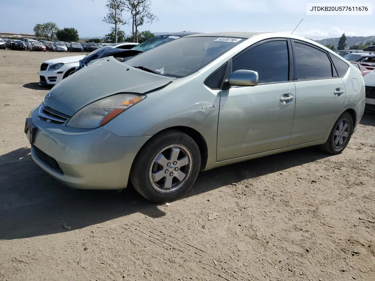 2007 Toyota Prius VIN: JTDKB20U577611676 Lot: 54530795
