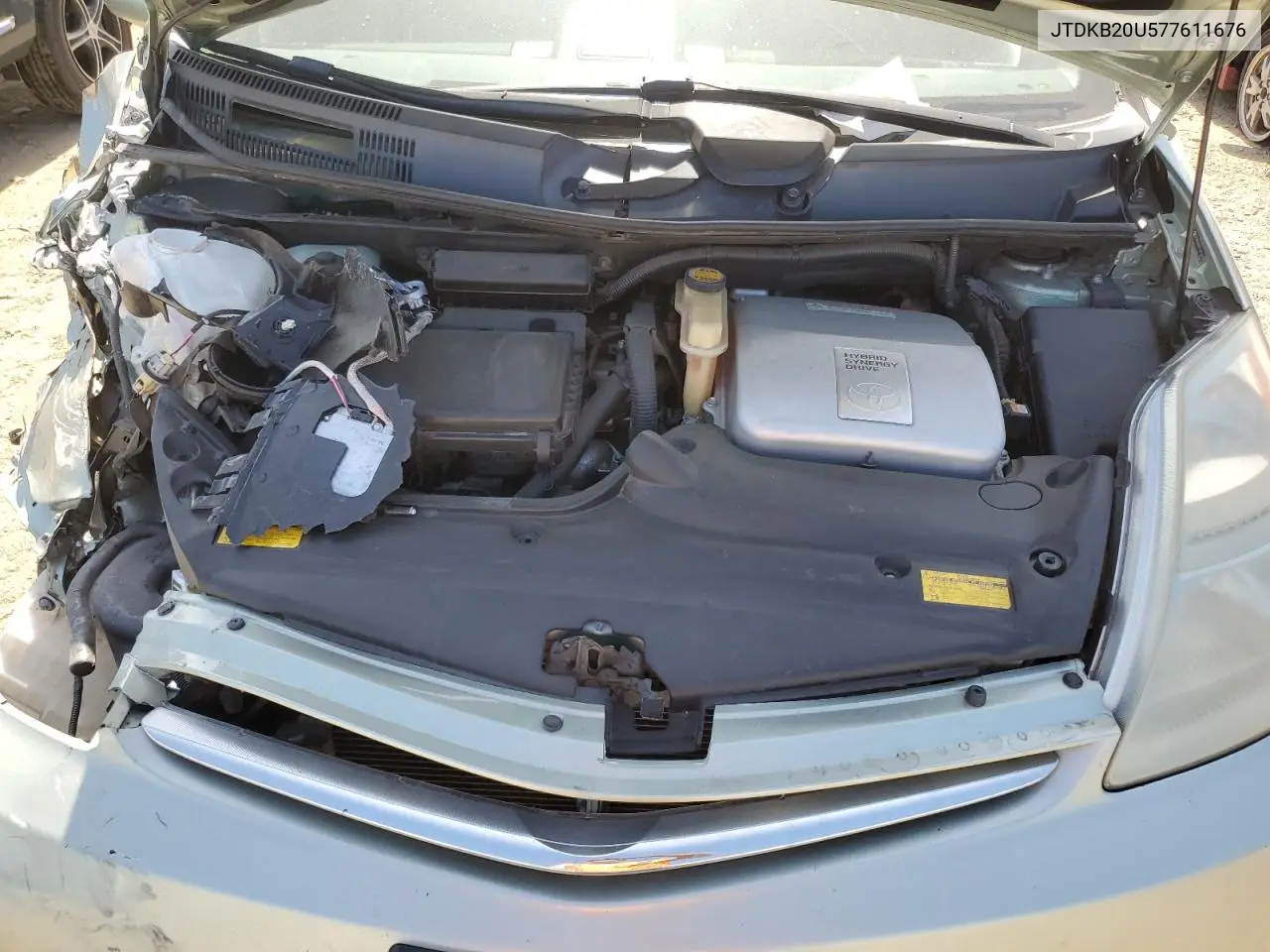 2007 Toyota Prius VIN: JTDKB20U577611676 Lot: 54530795