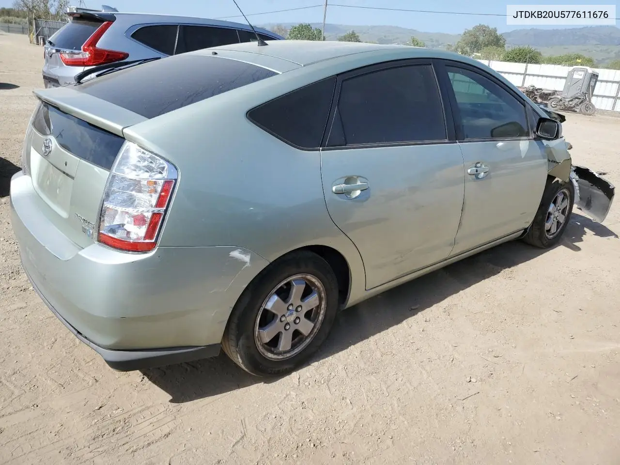 2007 Toyota Prius VIN: JTDKB20U577611676 Lot: 54530795