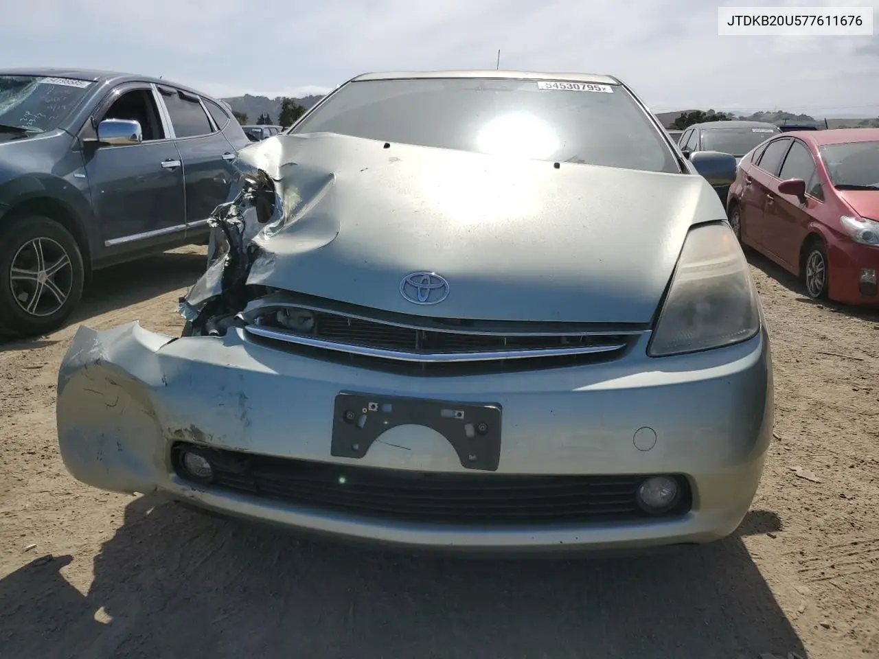 2007 Toyota Prius VIN: JTDKB20U577611676 Lot: 54530795