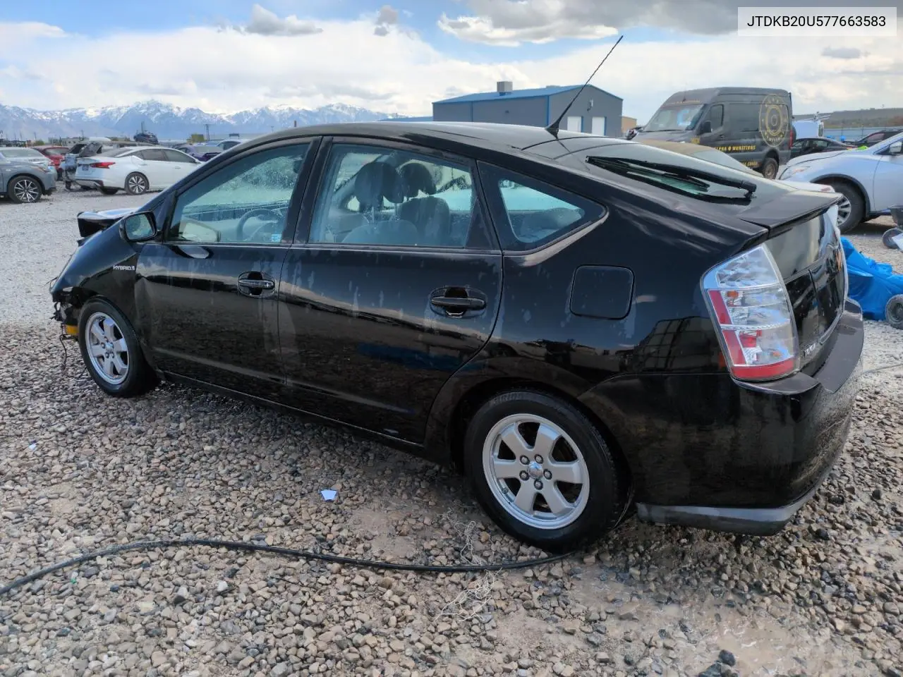 2007 Toyota Prius VIN: JTDKB20U577663583 Lot: 54699085