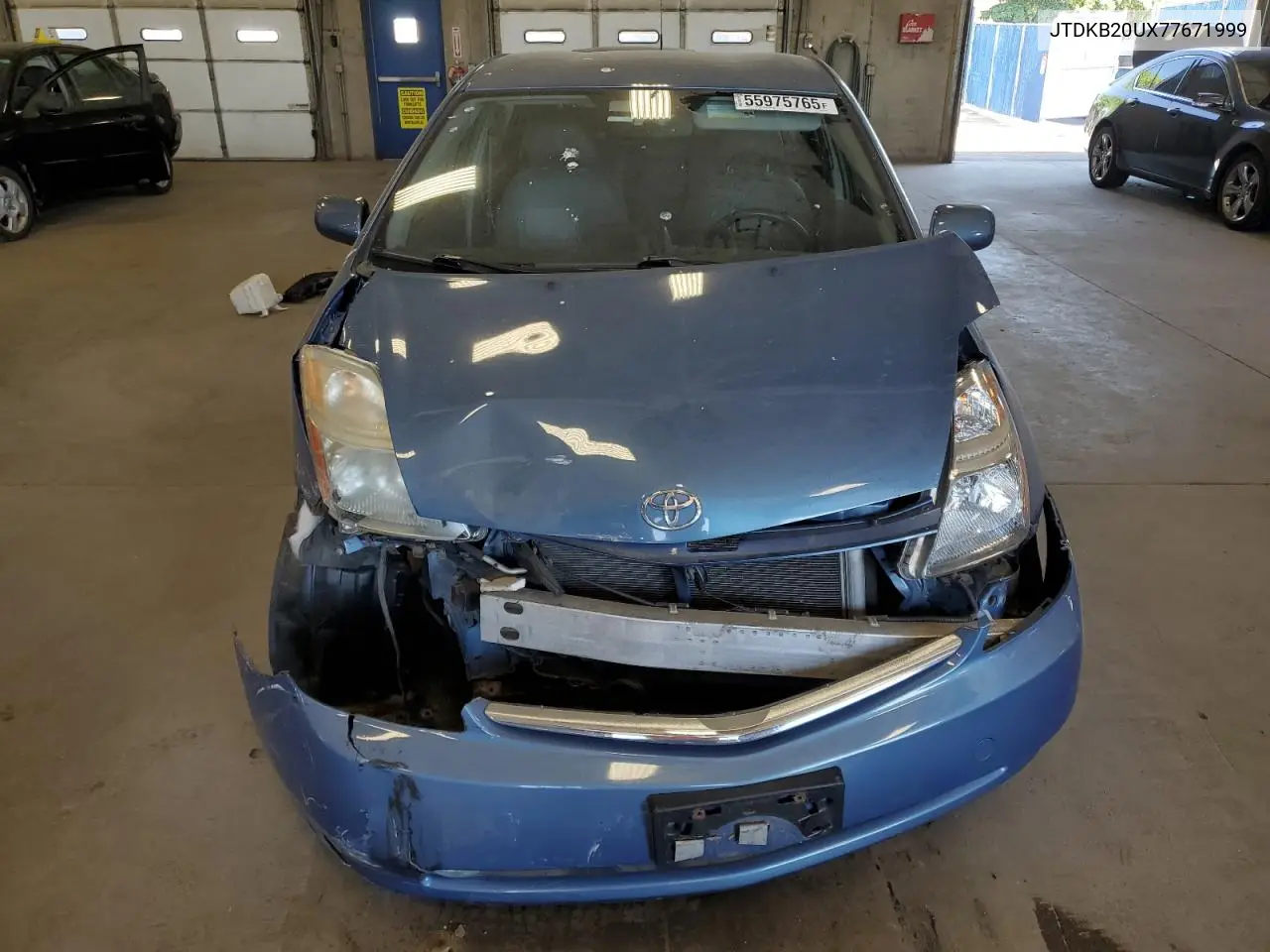 2007 Toyota Prius VIN: JTDKB20UX77671999 Lot: 55975765
