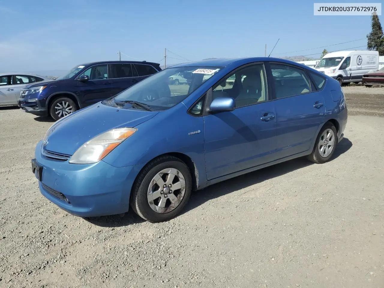 2007 Toyota Prius VIN: JTDKB20U377672976 Lot: 55984515