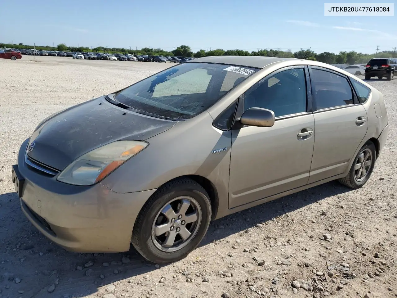 2007 Toyota Prius VIN: JTDKB20U477618084 Lot: 56529445