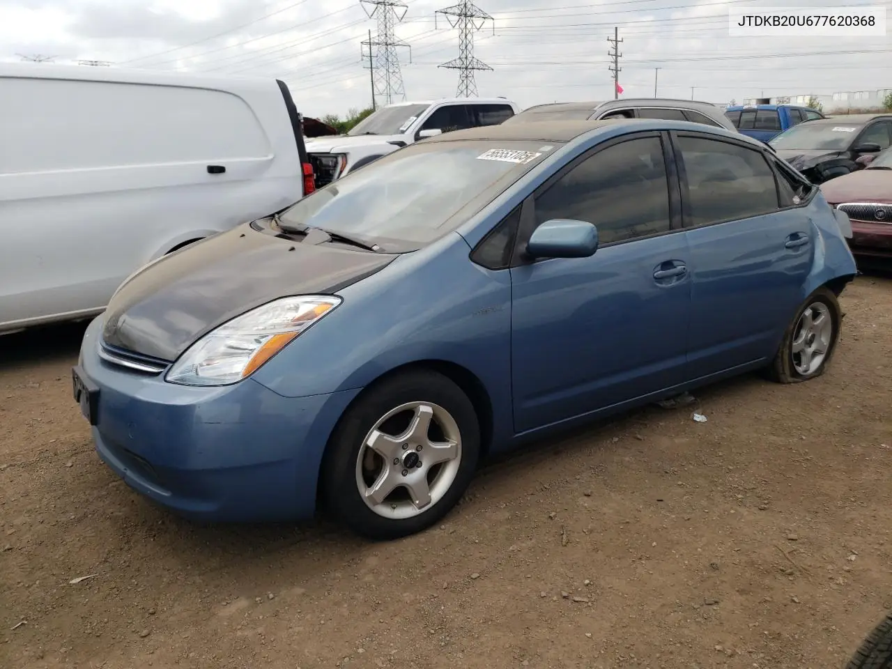 2007 Toyota Prius VIN: JTDKB20U677620368 Lot: 56553105