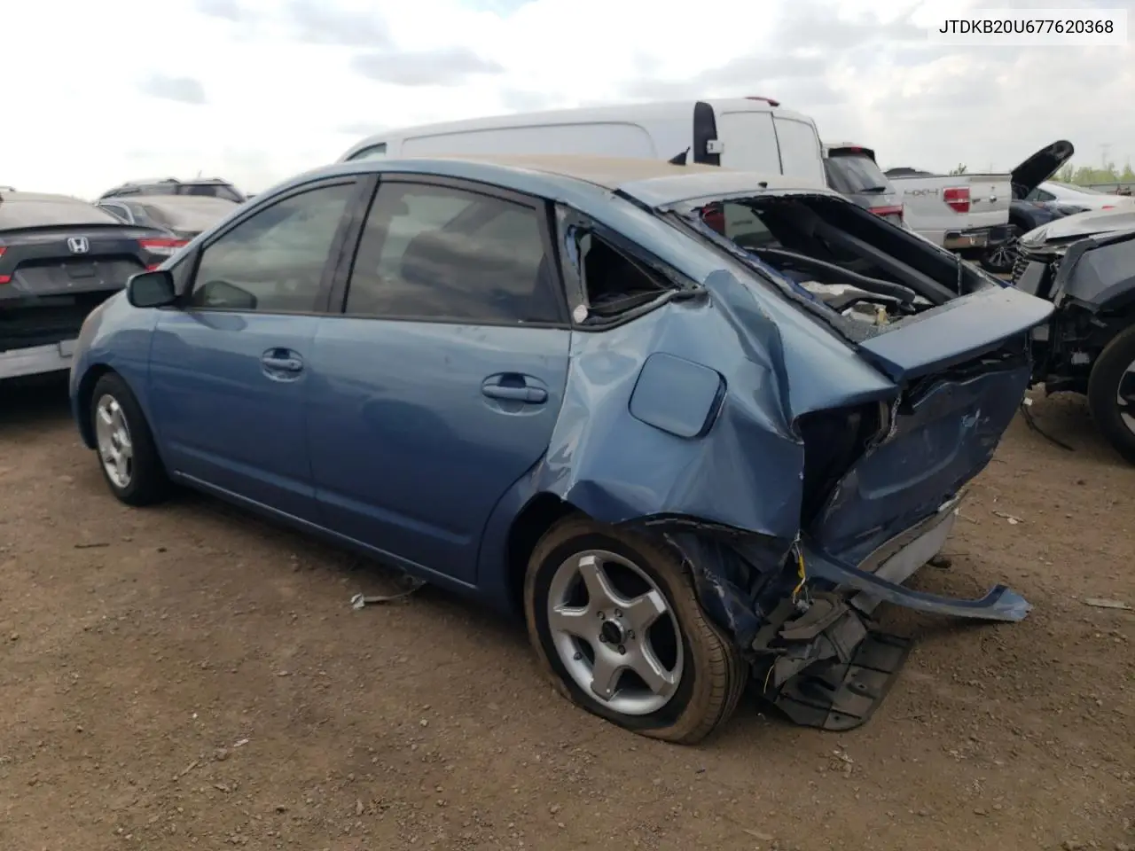2007 Toyota Prius VIN: JTDKB20U677620368 Lot: 56553105