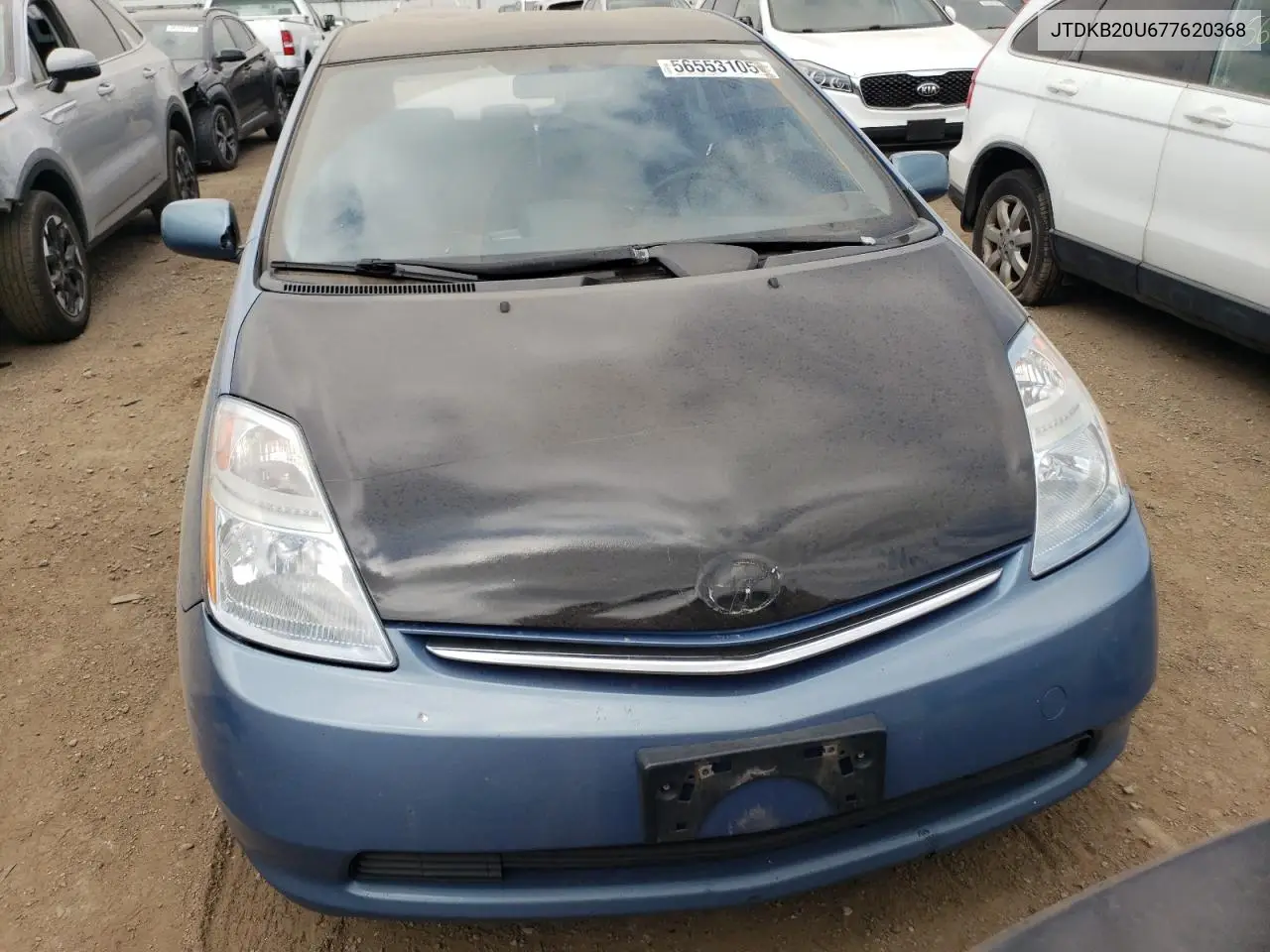 2007 Toyota Prius VIN: JTDKB20U677620368 Lot: 56553105