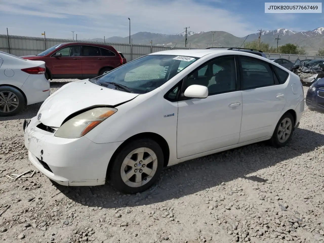 2007 Toyota Prius VIN: JTDKB20U577667469 Lot: 56690945