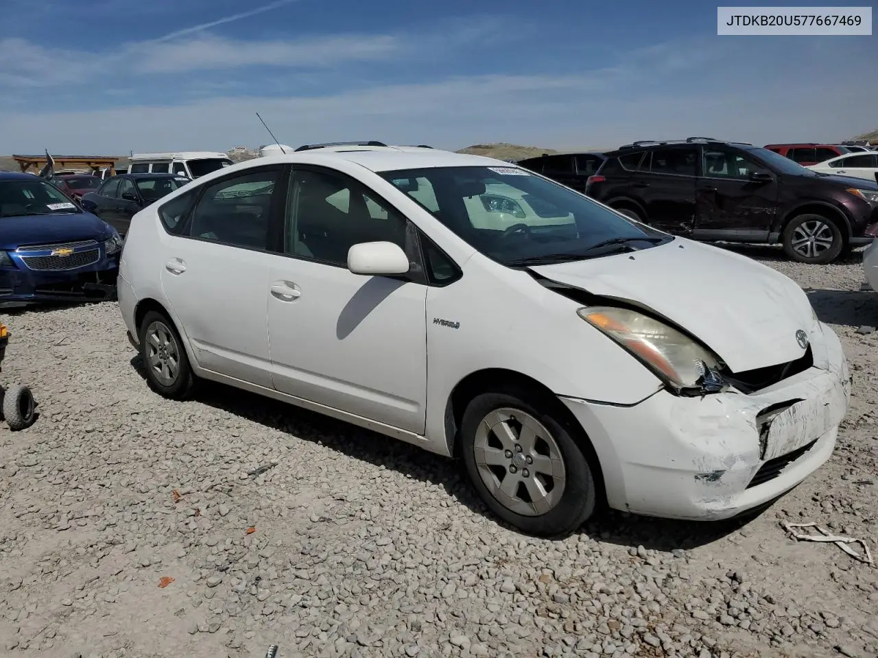 2007 Toyota Prius VIN: JTDKB20U577667469 Lot: 56690945