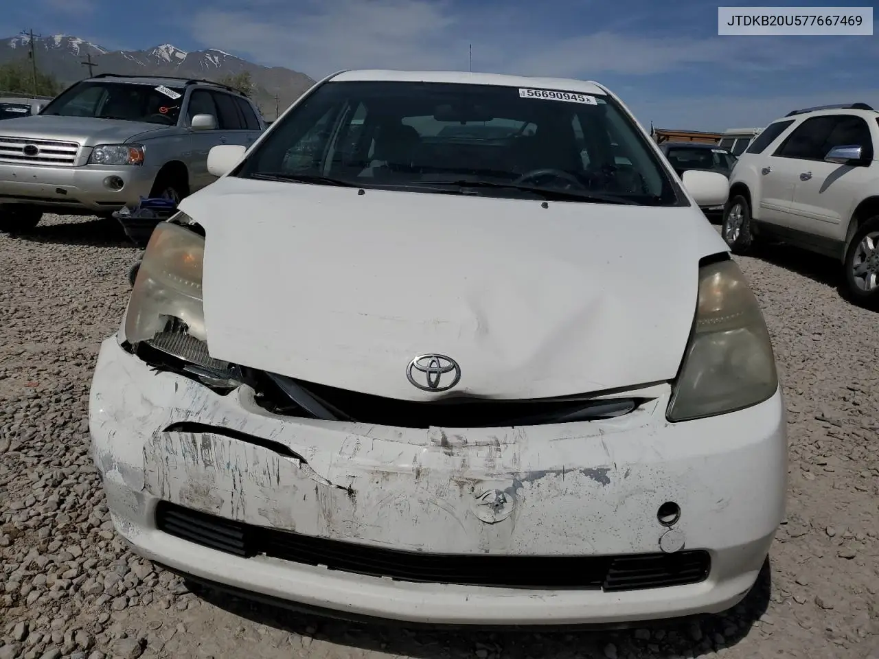2007 Toyota Prius VIN: JTDKB20U577667469 Lot: 56690945