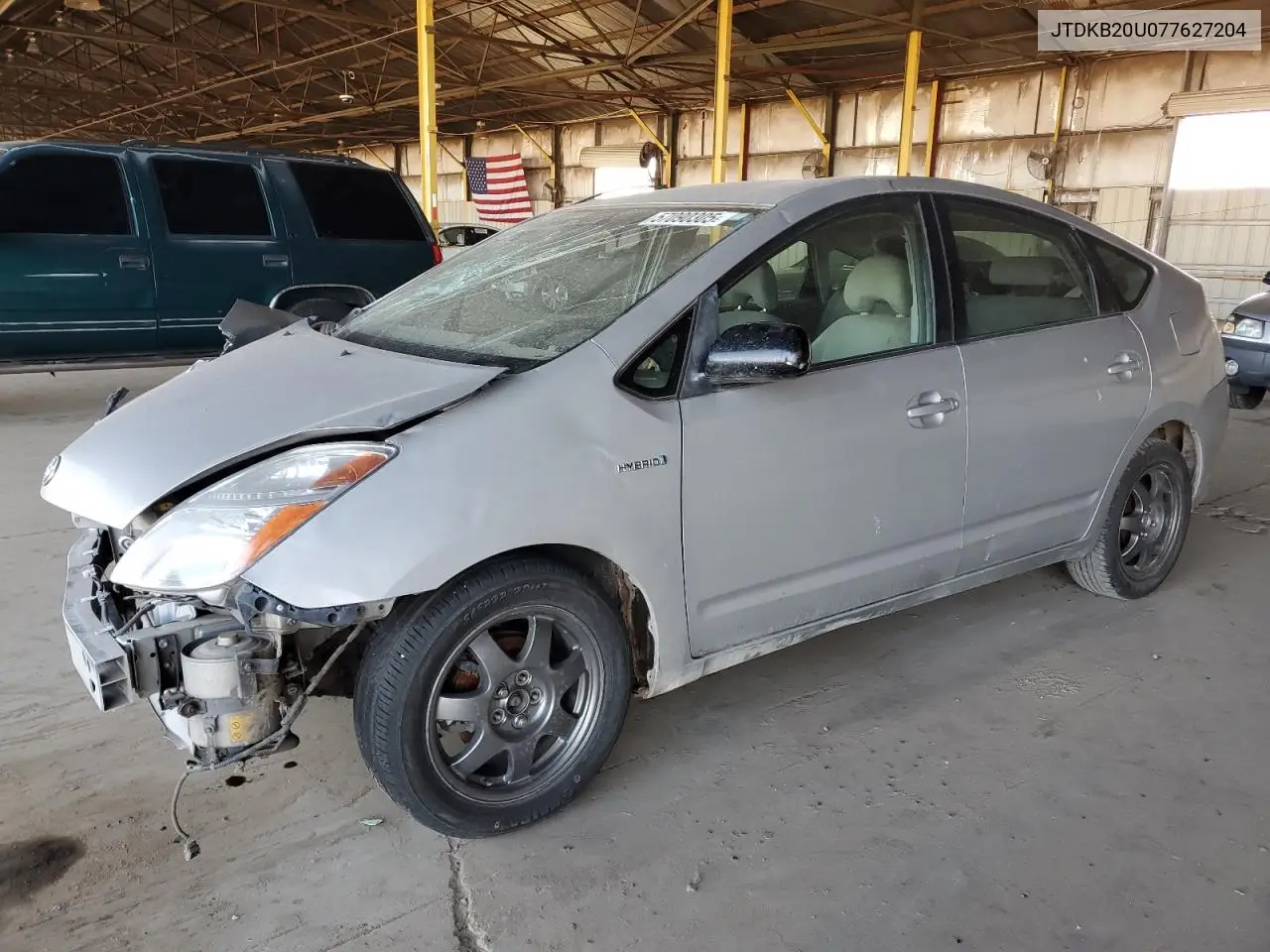 2007 Toyota Prius VIN: JTDKB20U077627204 Lot: 57090305